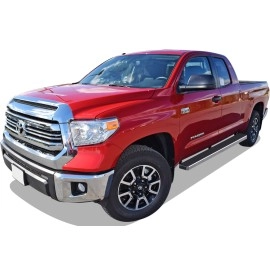 APS IB20EJI7A - 5" iStep Style Door-to-Door Hairline Stainless Steel Side Steps