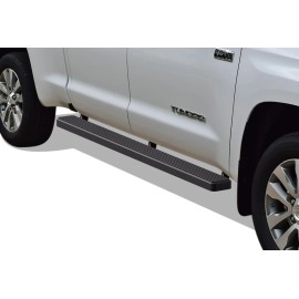 APS IB20EJI7B - 5" iStep Style Door-to-Door Black Stainless Steel Side Steps