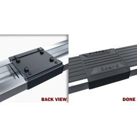 APS IB20EJI8C - 5" iStep Style Door-to-Door Hairline Stainless Steel Side Steps