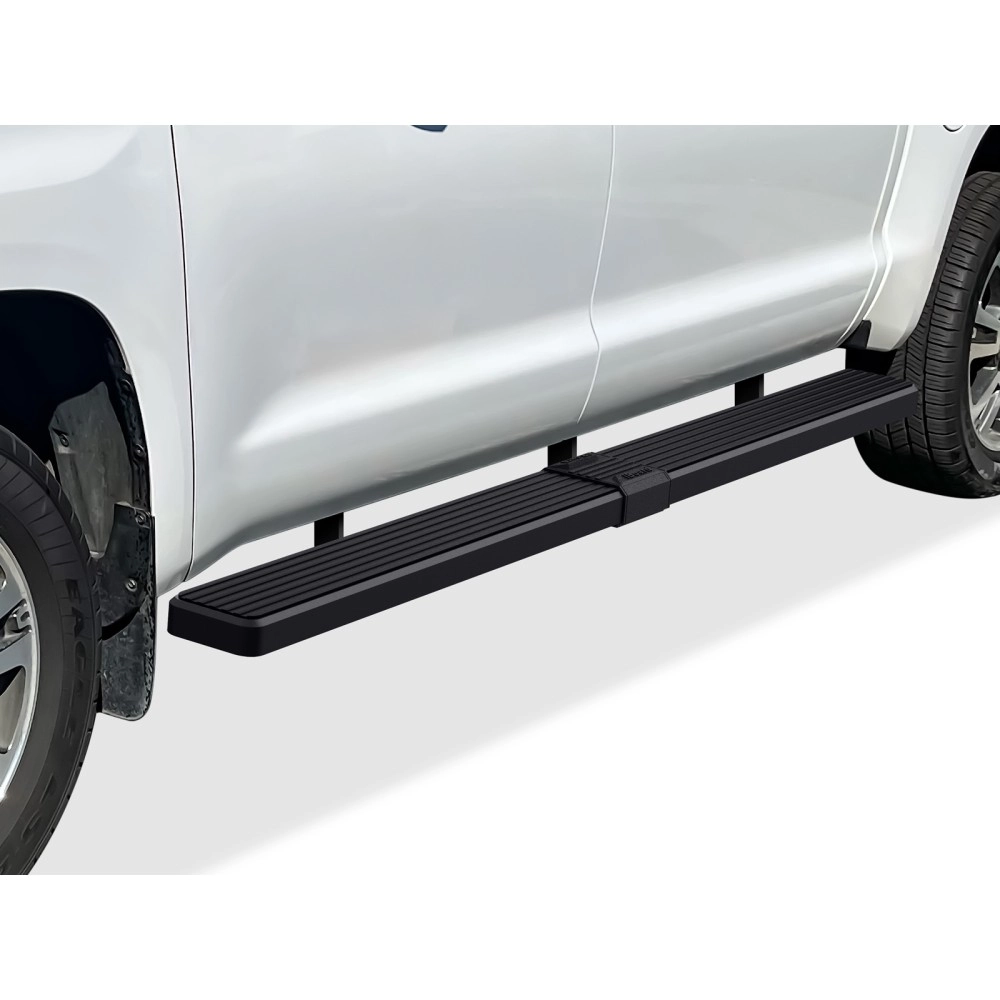 APS IB20EJI8H - 5" iStep Style Door-to-Door Black Stainless Steel Side Steps