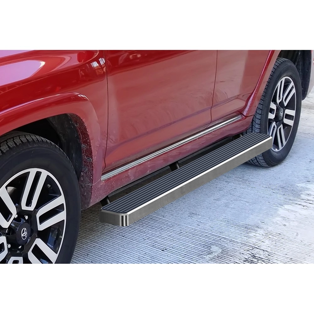 APS IB20FBC0A - 6" iStep Style Door-to-Door Hairline Stainless Steel Side Steps