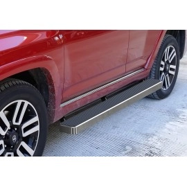 APS IB20FBC0A - 6" iStep Style Door-to-Door Hairline Stainless Steel Side Steps