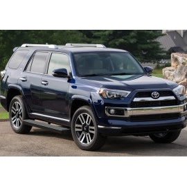 APS IB20FBC0B - 6" iStep Style Door-to-Door Black Stainless Steel Side Steps