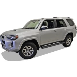 APS IB20FBH0B - 6" iStep Style Door-to-Door Black Stainless Steel Side Steps