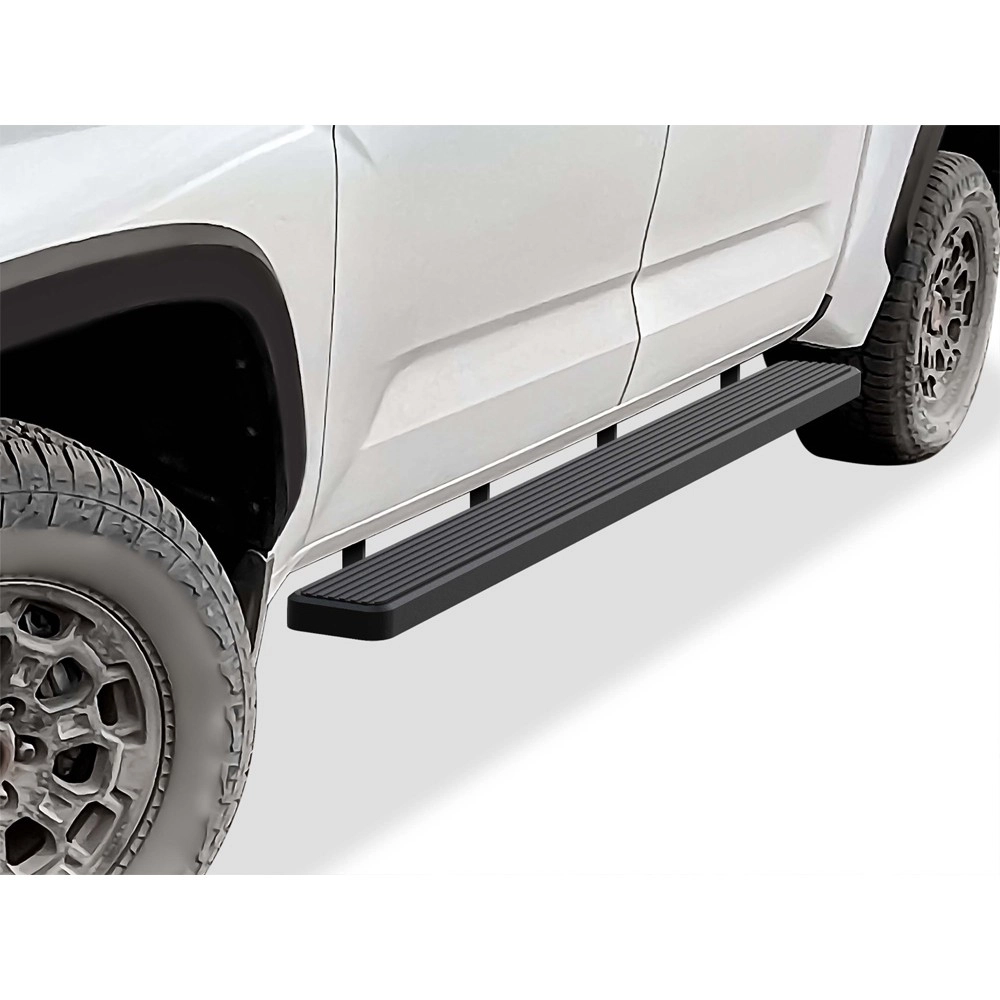 APS IB20FBI8B - 6" iStep Style Door-to-Door Black Stainless Steel Side Steps