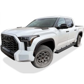 APS IB20FBI8B - 6" iStep Style Door-to-Door Black Stainless Steel Side Steps