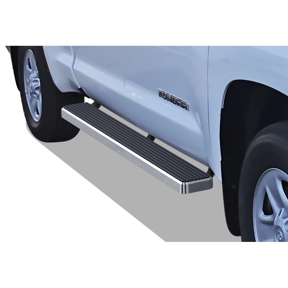 APS IB20FJI7C - 6" iStep Style Door-to-Door Hairline Stainless Steel Side Steps