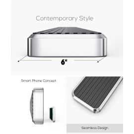 APS IB20FJI7C - 6" iStep Style Door-to-Door Hairline Stainless Steel Side Steps