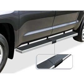 APS IB20FJI8C - 6" iStep Style Door-to-Door Hairline Stainless Steel Side Steps