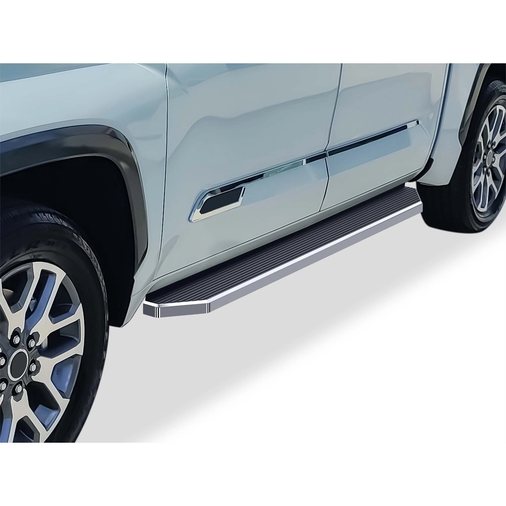 APS IB20RBI8Y - Flat Style Door-to-Door Polished Stainless Steel Running Boards