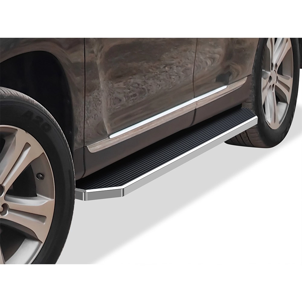 APS IB20RIC5Y - Flat Style Door-to-Door Polished Stainless Steel Running Boards