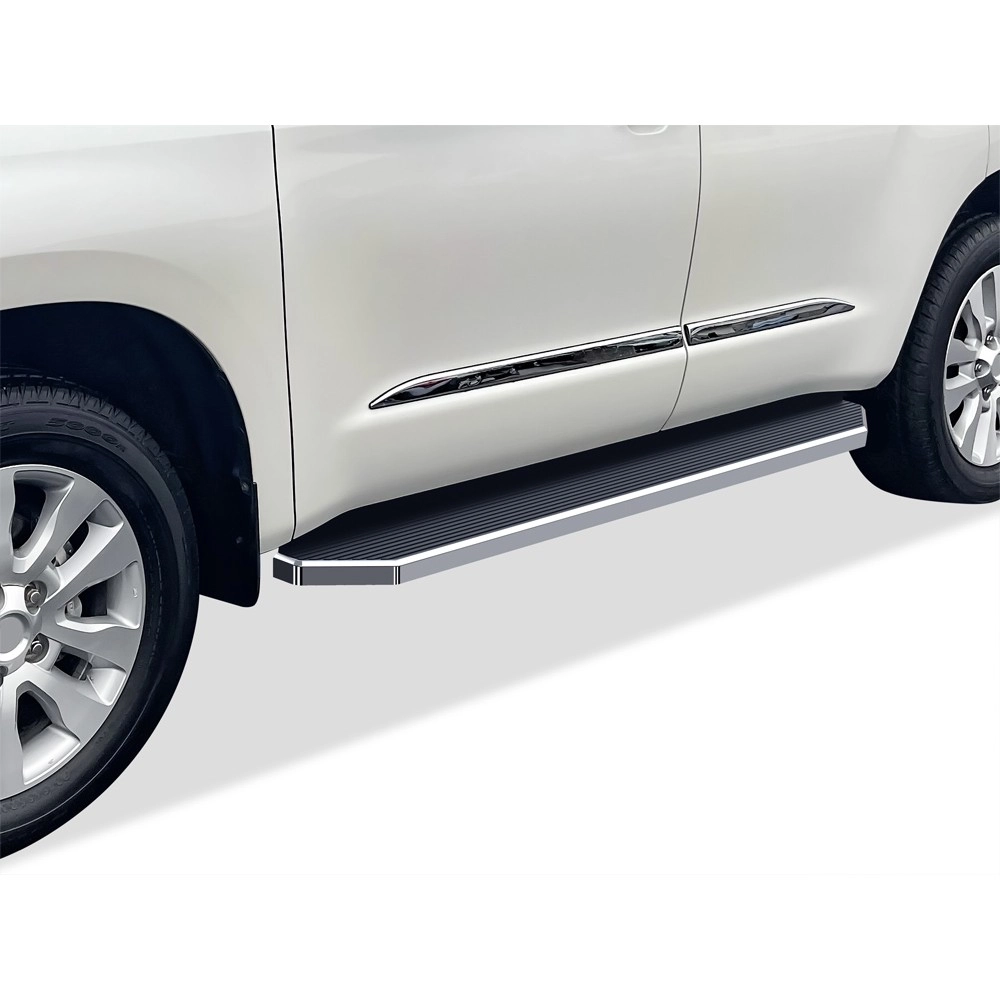 APS IB20RIC6Y - Flat Style Door-to-Door Polished Stainless Steel Running Boards