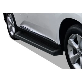 APS IB20RIG1B - 6" iRunning Board Door-to-Door Black Aircraft Aluminum Running Boards