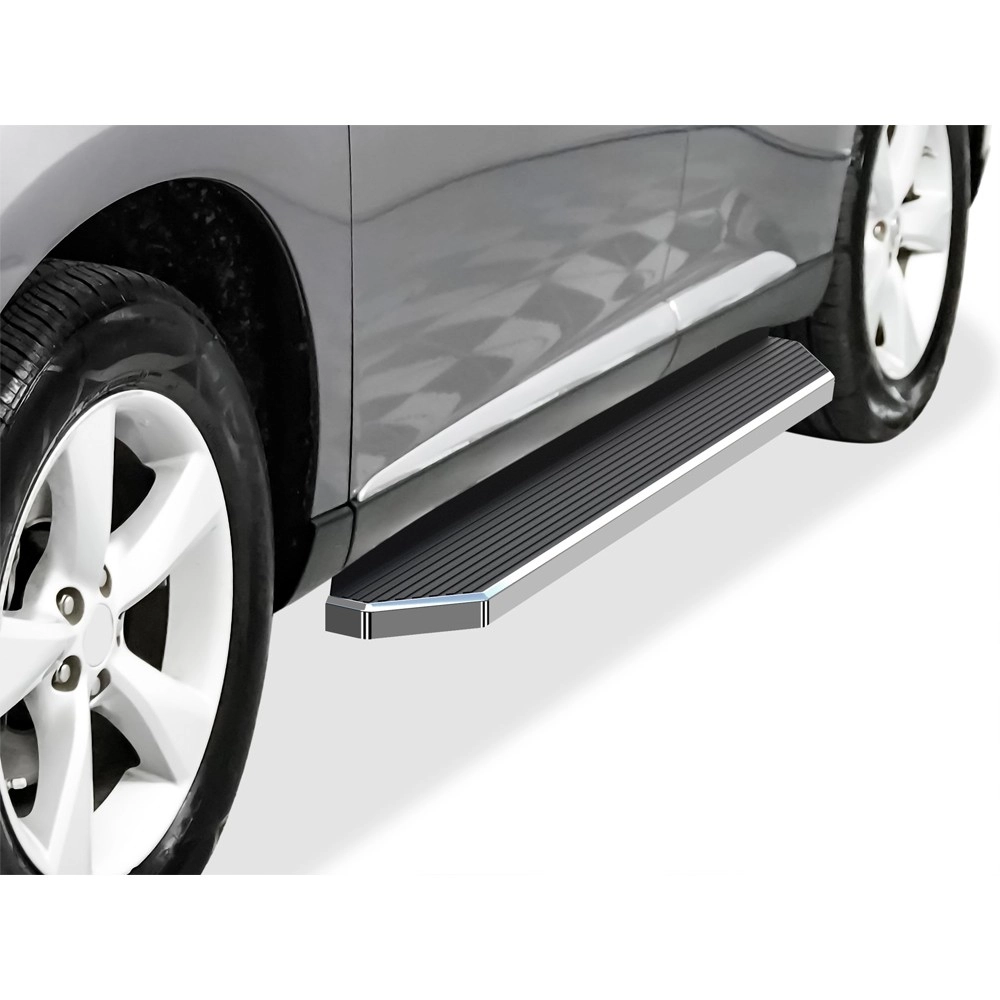 APS IB20RIG1Y - Flat Style Door-to-Door Polished Stainless Steel Running Boards