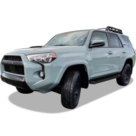 APS IB20RIG3B - 6" iRunning Board Door-to-Door Black Aircraft Aluminum Running Boards