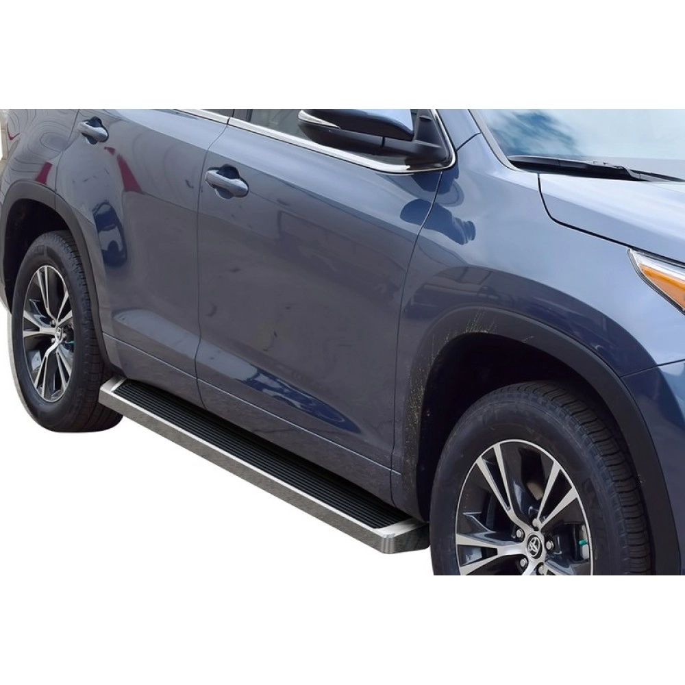 APS IB20RIG5A - 6" iRunning Board Door-to-Door Polished Aircraft Aluminum Running Boards
