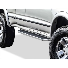 APS IB20RJE4Y - Flat Style Door-to-Door Polished Stainless Steel Running Boards