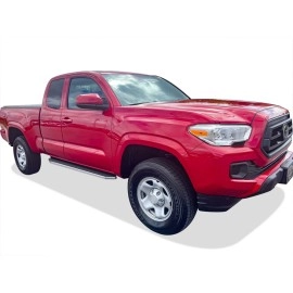 APS IB20RJE6Y - Flat Style Door-to-Door Polished Stainless Steel Running Boards