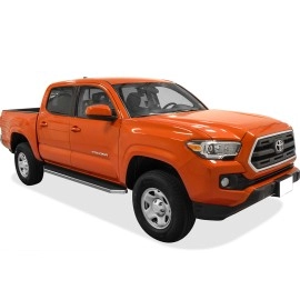 APS IB20RJE8Y - Flat Style Door-to-Door Polished Stainless Steel Running Boards