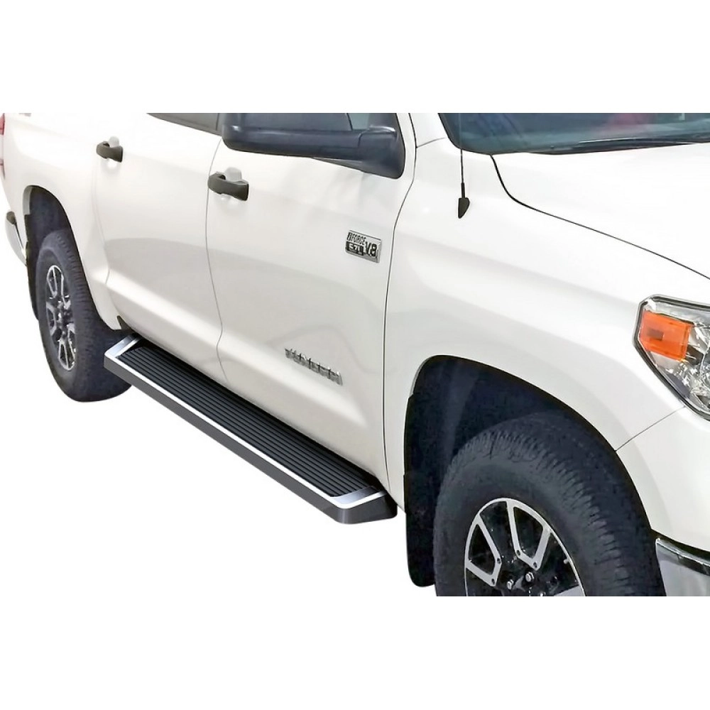 APS IB20RJI8A - 6" iRunning Board Door-to-Door Polished Aircraft Aluminum Running Boards