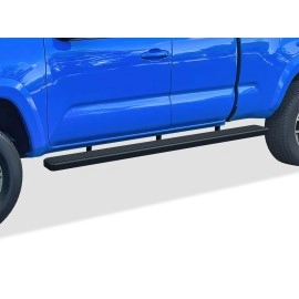 APS IB20SJE6LB - 6" iStep Style  Wheel-to-Wheel Black Stainless Steel Side Steps