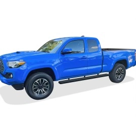 APS IB20SJE6LB - 6" iStep Style  Wheel-to-Wheel Black Stainless Steel Side Steps