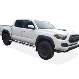 APS IB20SJE8SA - 6" iStep Style  Wheel-to-Wheel Hairline Stainless Steel Side Steps