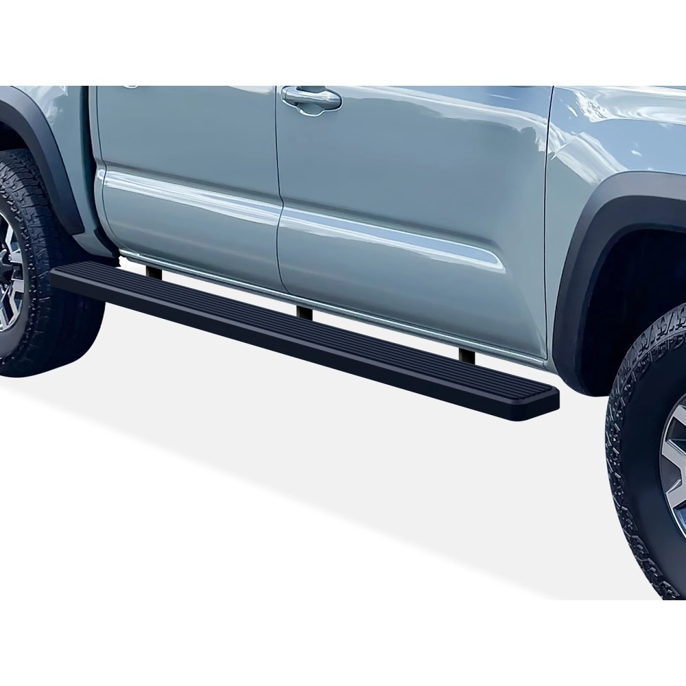 APS IB20SJE8SB - 6" iStep Style  Wheel-to-Wheel Black Stainless Steel Side Steps