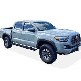 APS IB20SJE8SB - 6" iStep Style  Wheel-to-Wheel Black Stainless Steel Side Steps