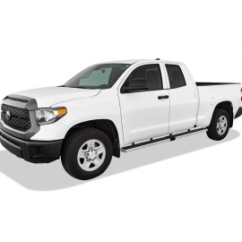 APS IB20SJI7LA - 6" iStep Style  Wheel-to-Wheel Hairline Stainless Steel Side Steps