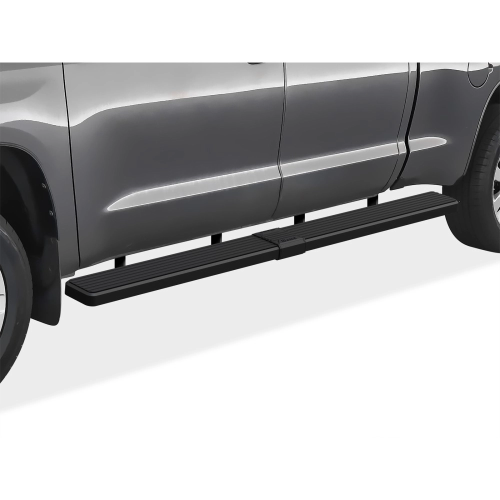 APS IB20SJI7LB - 6" iStep Style  Wheel-to-Wheel Black Stainless Steel Side Steps