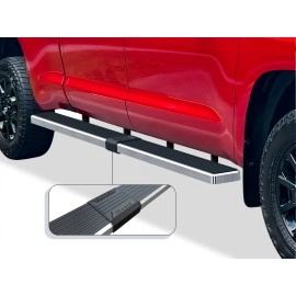 APS IB20SJI7SA - 6" iStep Style  Wheel-to-Wheel Hairline Stainless Steel Side Steps