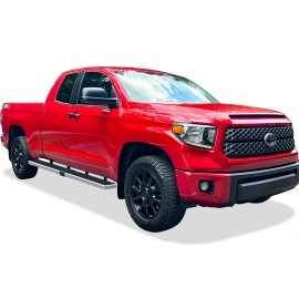 APS IB20SJI7SA - 6" iStep Style  Wheel-to-Wheel Hairline Stainless Steel Side Steps