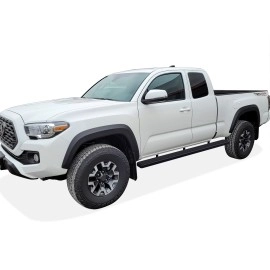 APS IB20WJE6LB - 5" iStep Style  Wheel-to-Wheel Black Stainless Steel Side Steps