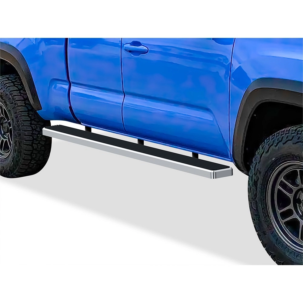 APS IB20WJE6LC - 5" iStep Style  Wheel-to-Wheel Hairline Stainless Steel Side Steps