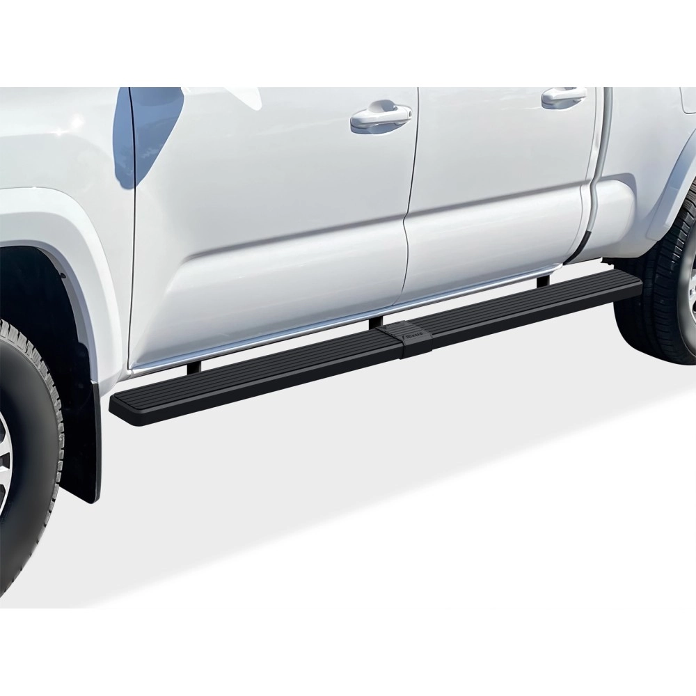 APS IB20WJE8LB - 5" iStep Style  Wheel-to-Wheel Black Stainless Steel Side Steps