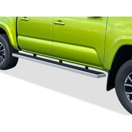 APS IB20WJE8SC - 5" iStep Style  Wheel-to-Wheel Hairline Stainless Steel Side Steps