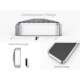 APS IB20WJE8SC - 5" iStep Style  Wheel-to-Wheel Hairline Stainless Steel Side Steps