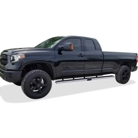 APS IB20WJI7LA - 5" iStep Style  Wheel-to-Wheel Hairline Stainless Steel Side Steps