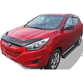 APS IB25DBG8B - 4" iStep Style Door-to-Door Black Aircraft Aluminum Side Steps