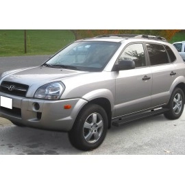 APS IB25EAA9B - 5" iStep Style Door-to-Door Black Stainless Steel Side Steps