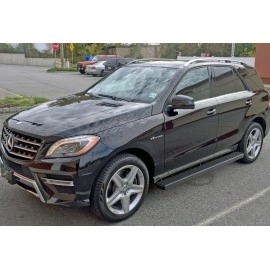 APS IB26DCE1B - 4" iStep Style Door-to-Door Black Aircraft Aluminum Side Steps