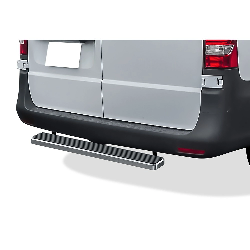 APS IB26KDJ6A - 5" iStep Style Rear Step  Hairline Aircraft Aluminum Side Steps