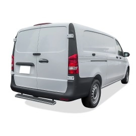 APS IB26KDJ6A - 5" iStep Style Rear Step  Hairline Aircraft Aluminum Side Steps