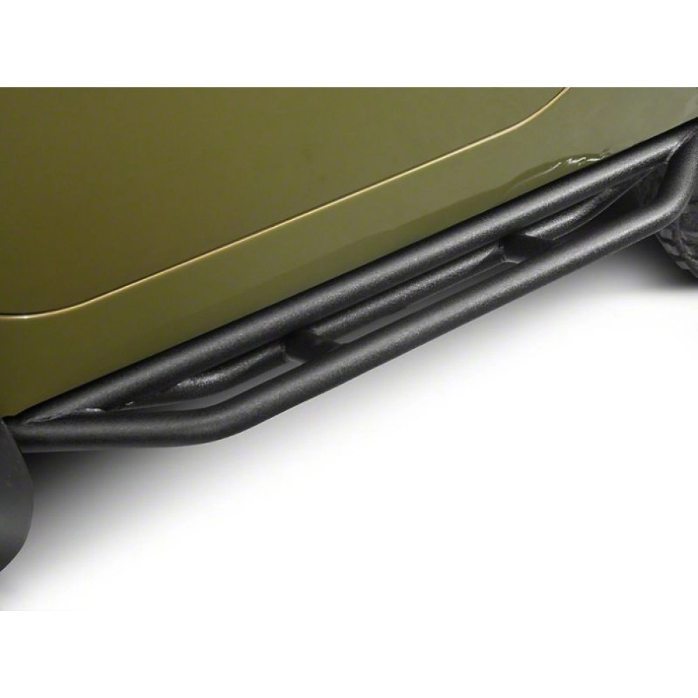 APS JP19WJH4B - 2" Round Tube  Black Carbon Steel Side Armor