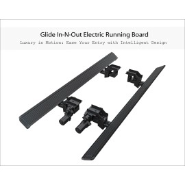 APS PB03WAI5B - Power Board Series Door-to-Door Black Aluminum Alloy Running Boards