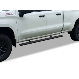 APS PB03WBI5B - Power Board Series Door-to-Door Black Aluminum Alloy Running Boards