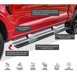 APS PB06WAF6B - Power Board Series Door-to-Door Black Aluminum Alloy Running Boards