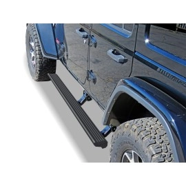 APS PB10WAA1B - Power Board Series Door-to-Door Black Aluminum Alloy Running Boards