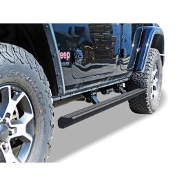 APS PB10WAA1B - Power Board Series Door-to-Door Black Aluminum Alloy Running Boards